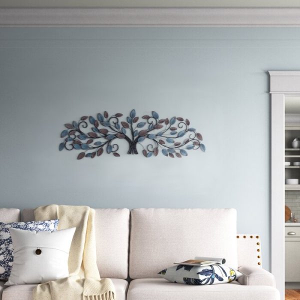 Metal Tree Wall Décor (447MM) Online Sale - Image 2