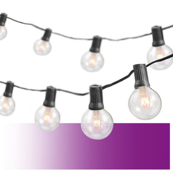 Wayfair Basics 25  Outdoor Plug-in 25 - Bulb Globe String Light (1246ND) Hot on Sale