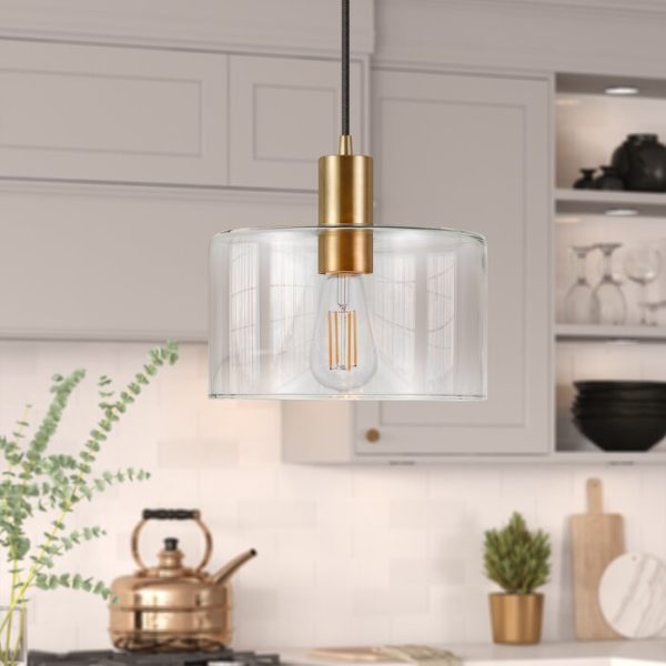 1 - Light Single Drum Pendant (Set of 2) #AD227 Hot on Sale - Image 3