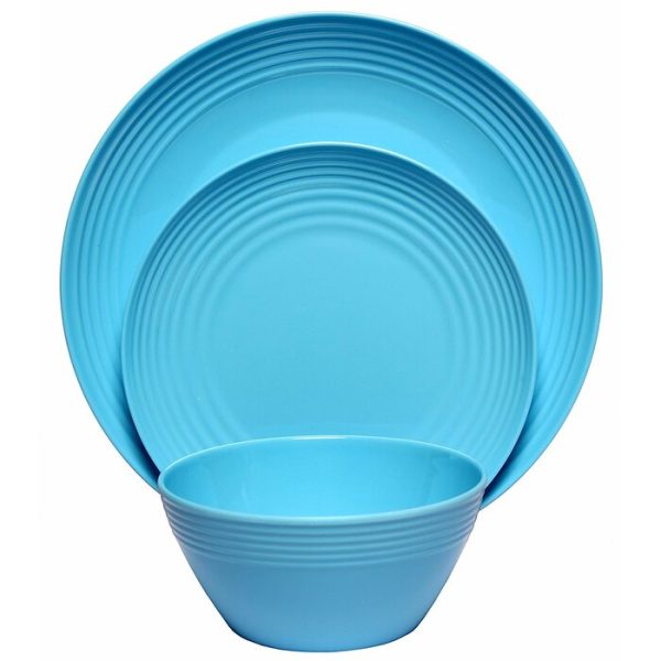 Solids Melamine 12 Piece Dinnerware Set #ND1135 Supply - Image 3