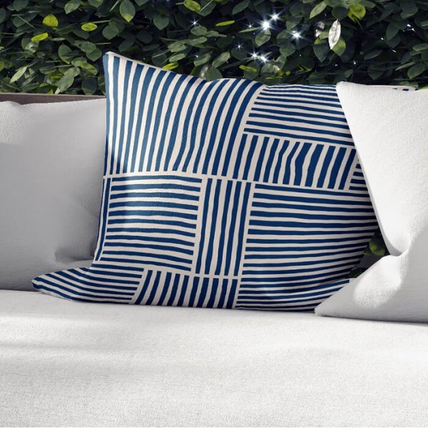 Amarisa Striped Indoor Outdoor Throw Pillow Fashion