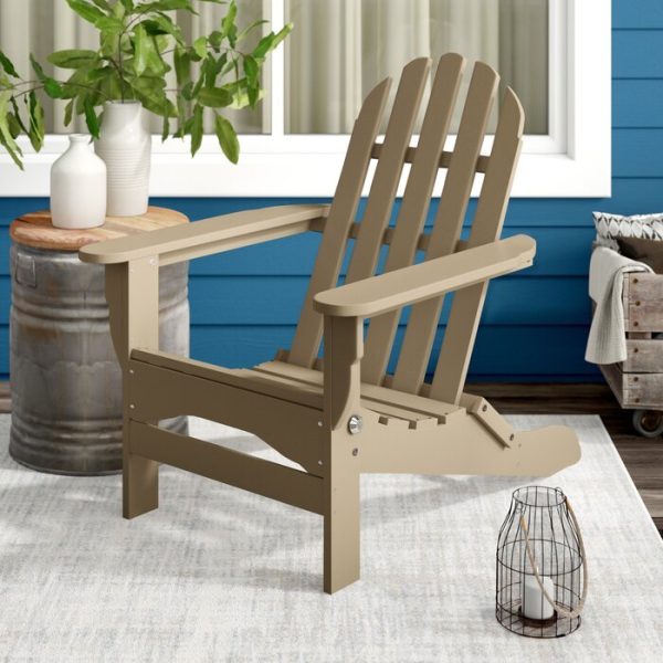 Hartington Plastic Folding Adirondack Chair For Discount - Image 5