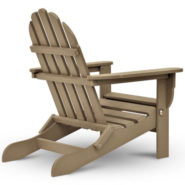 Hartington Plastic Folding Adirondack Chair For Discount - Image 4